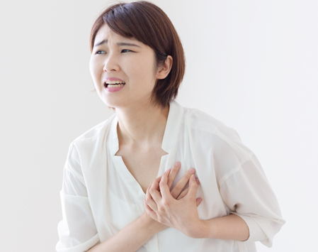 胸の痛みイメージ