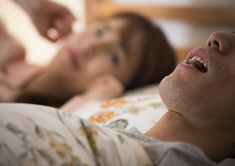 睡眠時無呼吸症候群イメージ